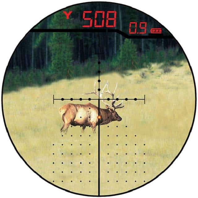 Burris Eliminator III 3-12x44 Laser Scope Zielfernrohr mit Entfernungsmesser x96 Absehen
