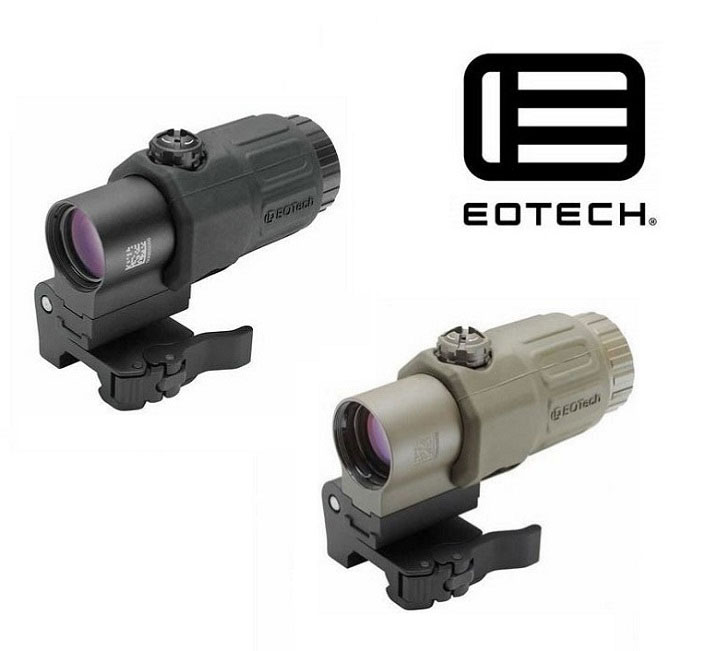 EOTech G33 G43 G45 M231 Black TAN Magnifier Verstärker 3-5x inkl. STS