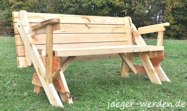 Was ist ein klappbarer Gartentisch mit Holzbank - der Testsieger