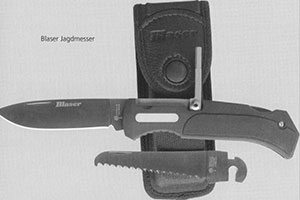 Praxisgerechtes Blaser-Jagdmesser138